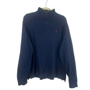 Polo by Ralph Lauren Blue Zip Up Sweater